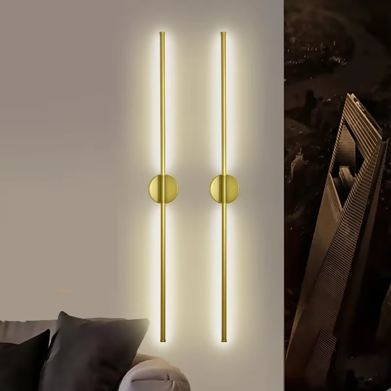 Conjunto com 2 Arandela de Parede Linear Chanceler — Design Moderno e Minimalista