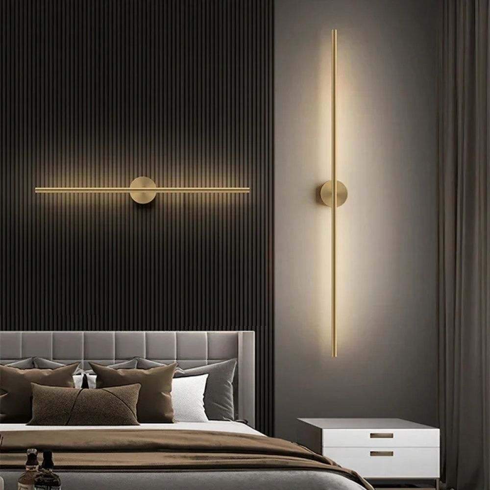Conjunto com 2 Arandela de Parede Linear Chanceler — Design Moderno e Minimalista