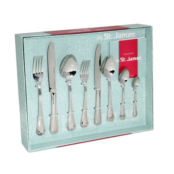 Faqueiro Belle Inox 48 Peças St James