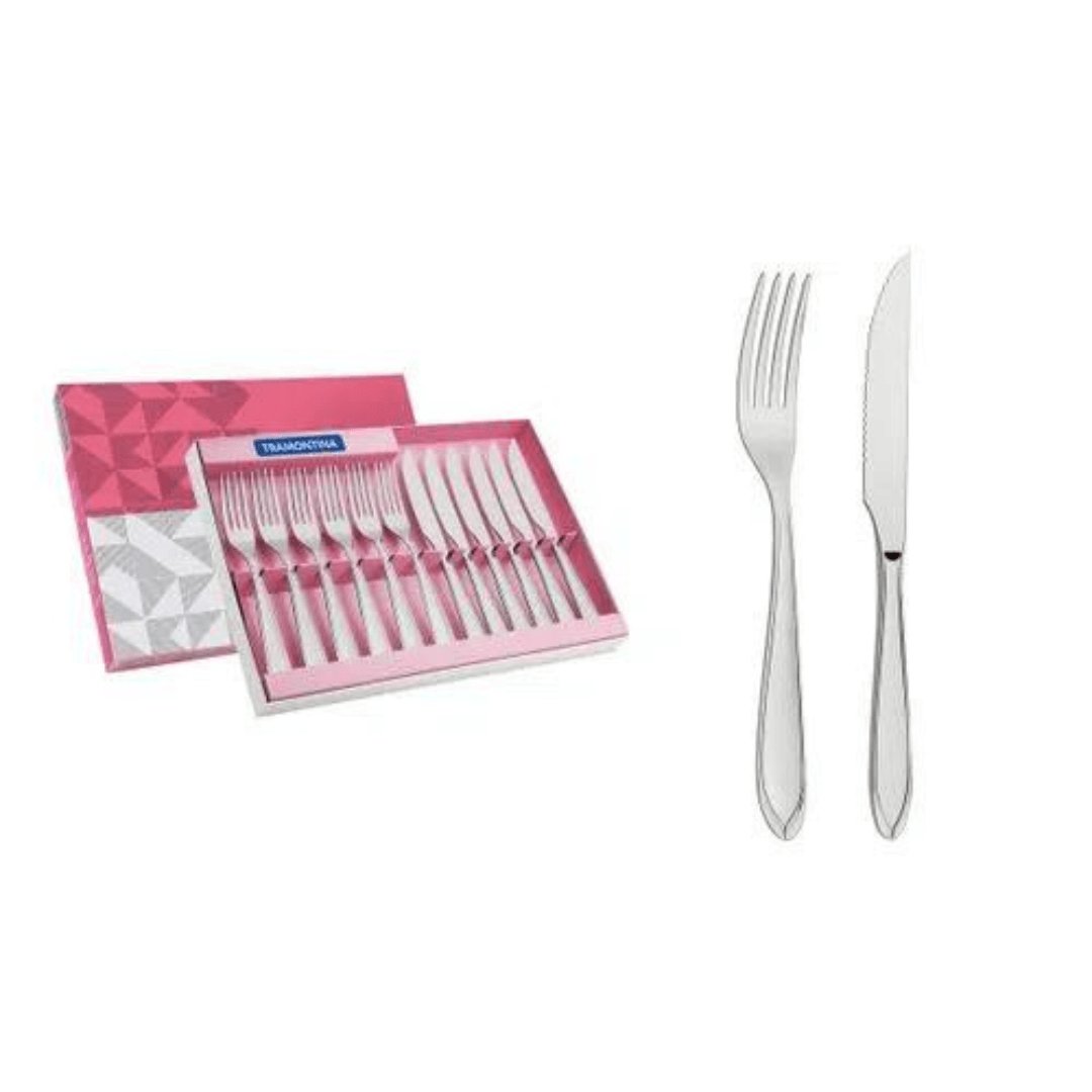 Faqueiro para Churrasco Laguna Aço Inox 12 Peças Tramontina